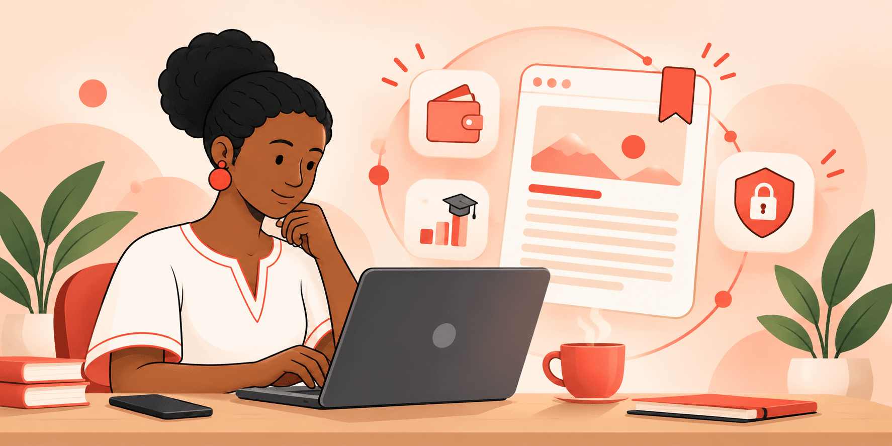 Illustration accompanying an ebitpoint crypto guide for Ghana