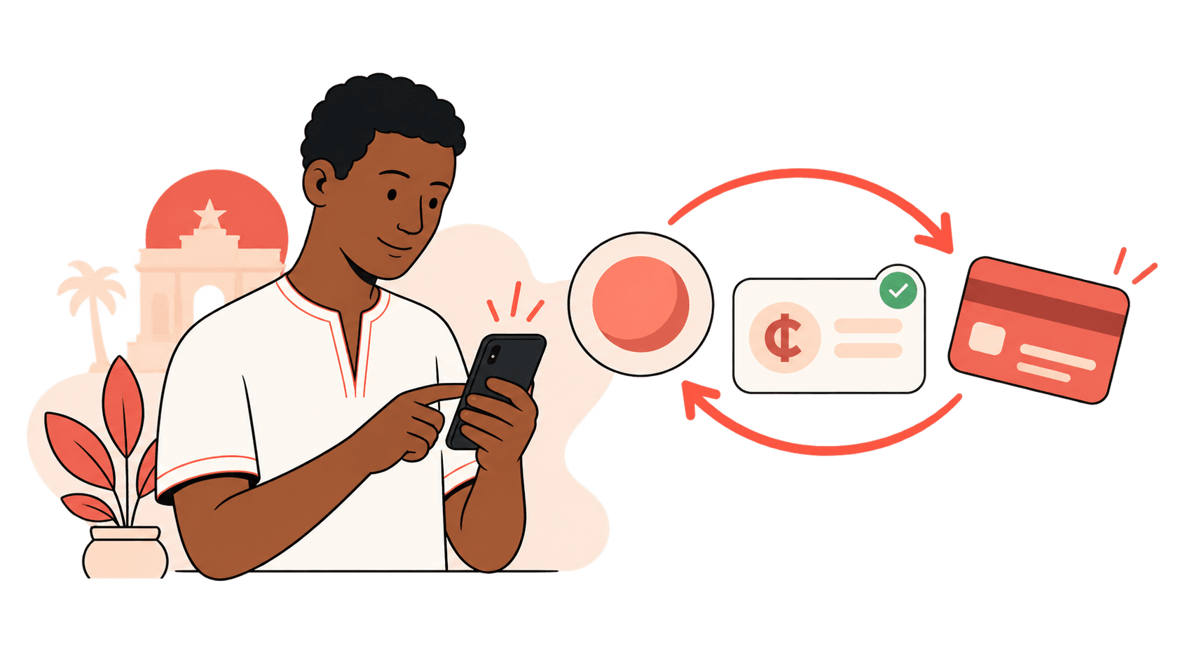 Illustration of reviewing a Litecoin buy or sell order in Ghana